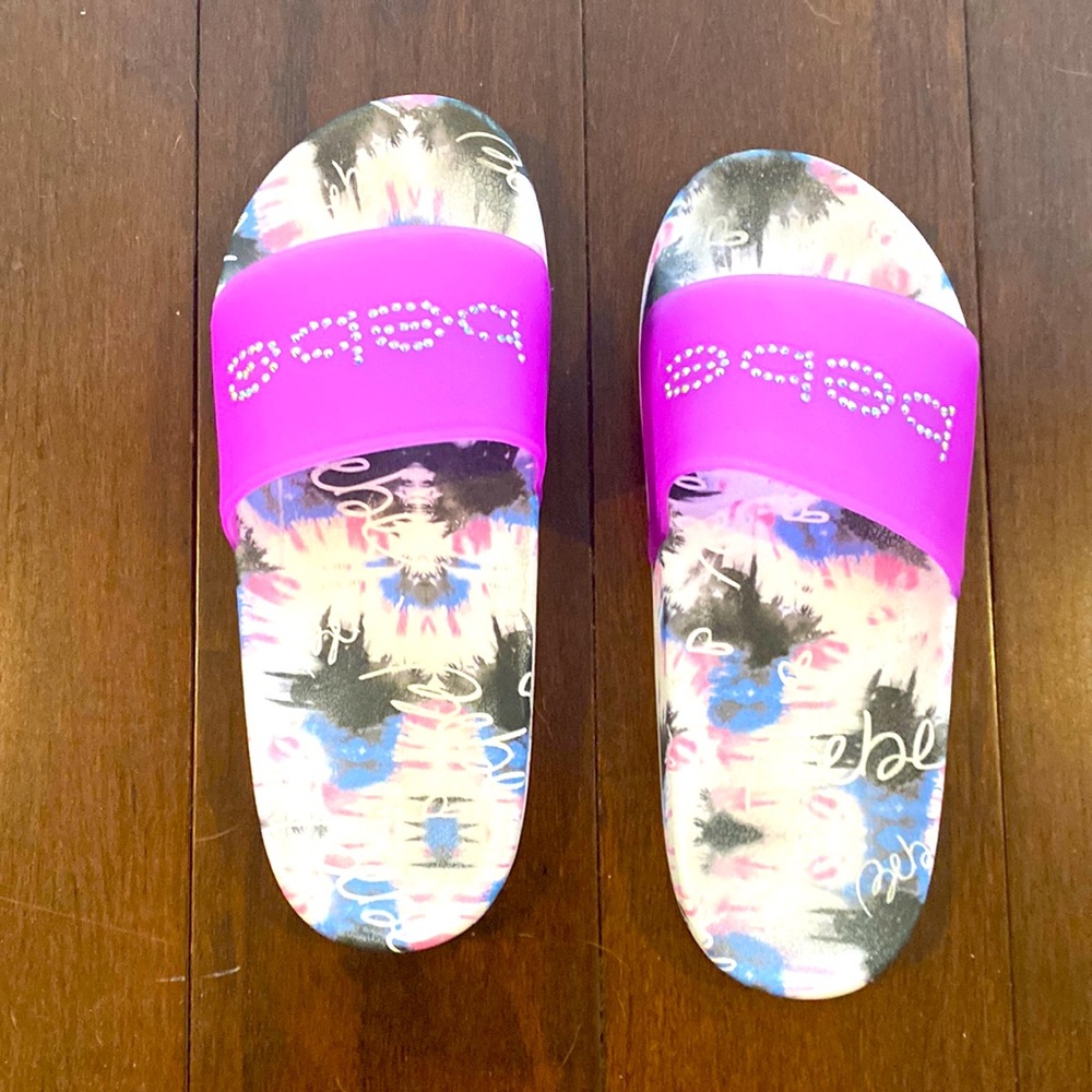 Bebe slides.